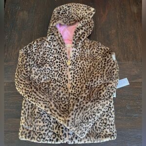 NWT!!🩷JESSICA SIMPSON GIRL’S FAUX FUR JACKET🩷